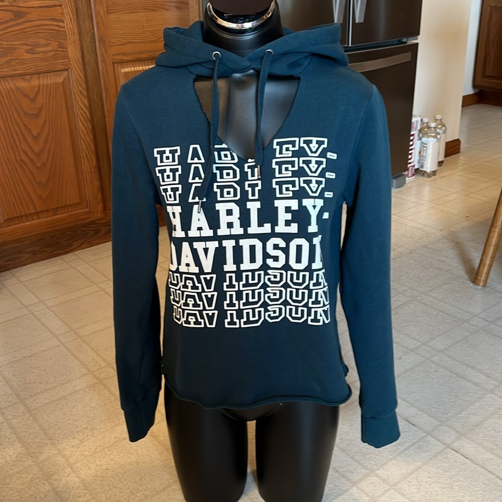 Harley Davidson women’s cropped hoodie